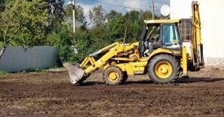 Выравнивание рельефа в Куйбышеве в октябре