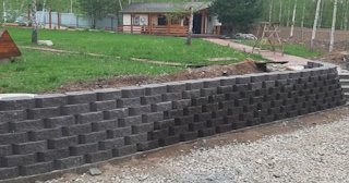 Установка подпорной стенки в Куйбышеве: качество и цена от 2851 руб.