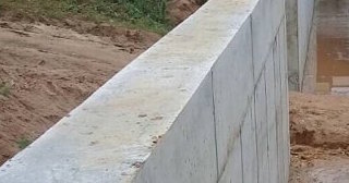 Строительство подпорной стенки из бетона в Куйбышеве в октябре